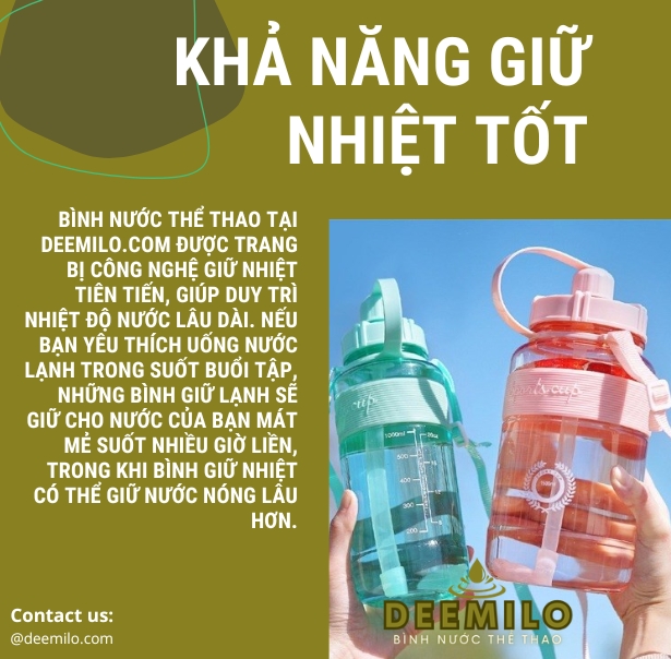 Giới Thiệu BÌNH NƯỚC THỂ THAO DEEMILO